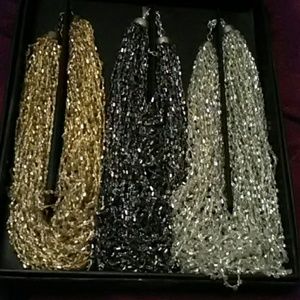On sale  now! Necklaces$13 each or 3 @ $35 all 3